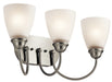 Kichler Canada - Three Light Bath - Jolie - Brushed Nickel- Union Lighting Luminaires Decor