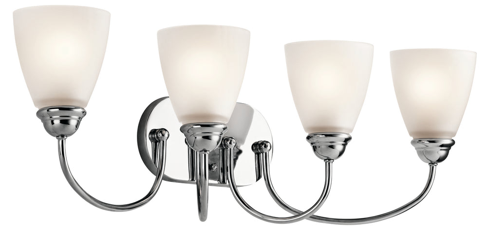 Kichler Canada - Four Light Bath - Jolie - Chrome- Union Lighting Luminaires Decor