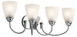 Kichler Canada - Four Light Bath - Jolie - Chrome- Union Lighting Luminaires Decor