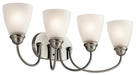 Kichler Canada - Four Light Bath - Jolie - Brushed Nickel- Union Lighting Luminaires Decor