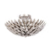 Crystorama - Four Light Semi Flush Mount - Broche - Antique Silver- Union Lighting Luminaires Decor