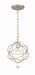 Crystorama - One Light Pendant - Solaris - Olde Silver- Union Lighting Luminaires Decor