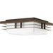 Progress Canada - LED Wall/Ceiling Mount - Helm LED - Antique Bronze- Union Lighting Luminaires Decor