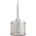 Progress Canada - One Light Mini Pendant - Mingle - Brushed Nickel- Union Lighting Luminaires Decor