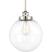 Progress Canada - One Light Pendant - Penn - Polished Nickel- Union Lighting Luminaires Decor