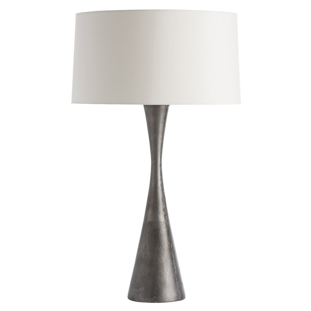 Arteriors - One Light Table Lamp - Narsi - Antiqued Aluminum- Union Lighting Luminaires Decor