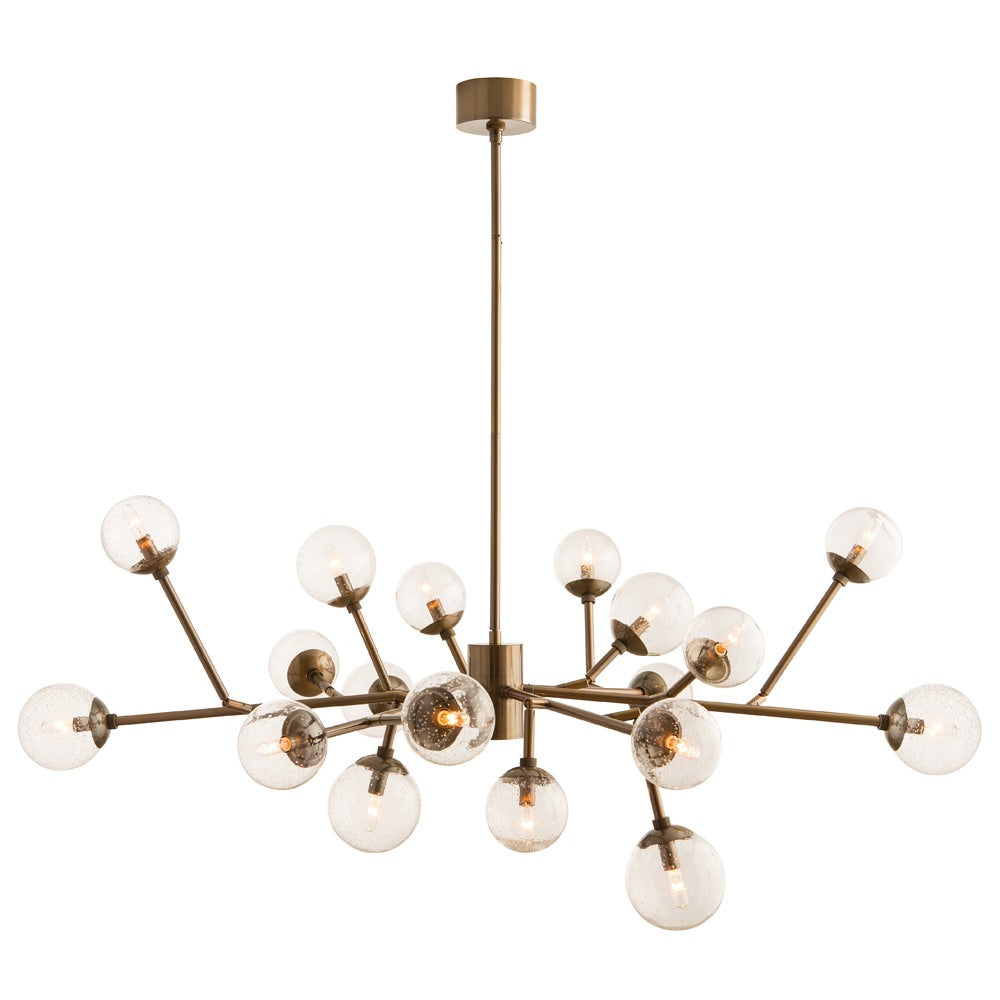 Arteriors - 18 Light Chandelier - Dallas - Vintage Brass- Union Lighting Luminaires Decor