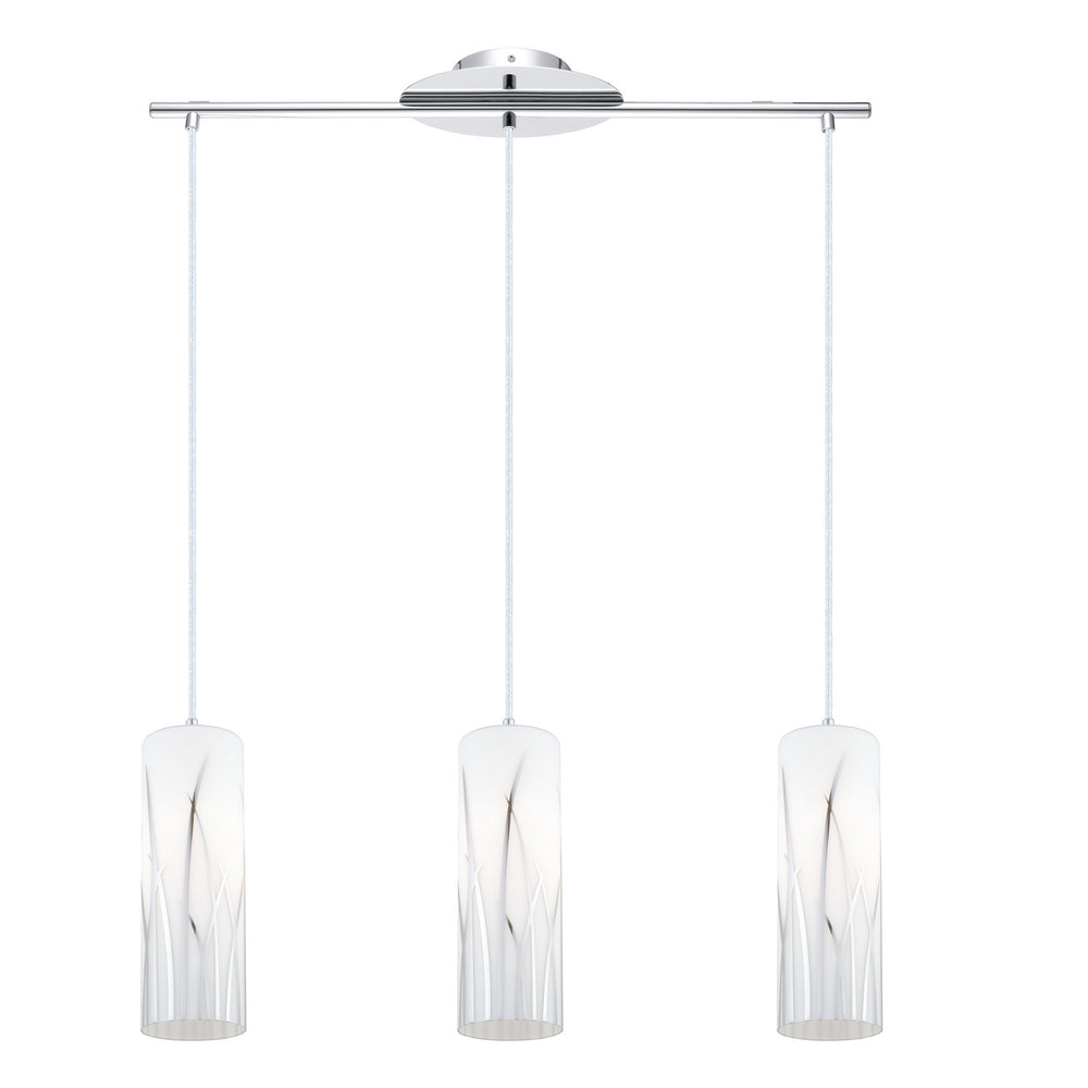 Eglo Canada - Three Light Pendant - Rivato - Chrome- Union Lighting Luminaires Decor