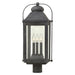 Hinkley Canada - LED Post Top or Pier Mount Lantern - Anchorage - Aged Zinc- Union Lighting Luminaires Decor