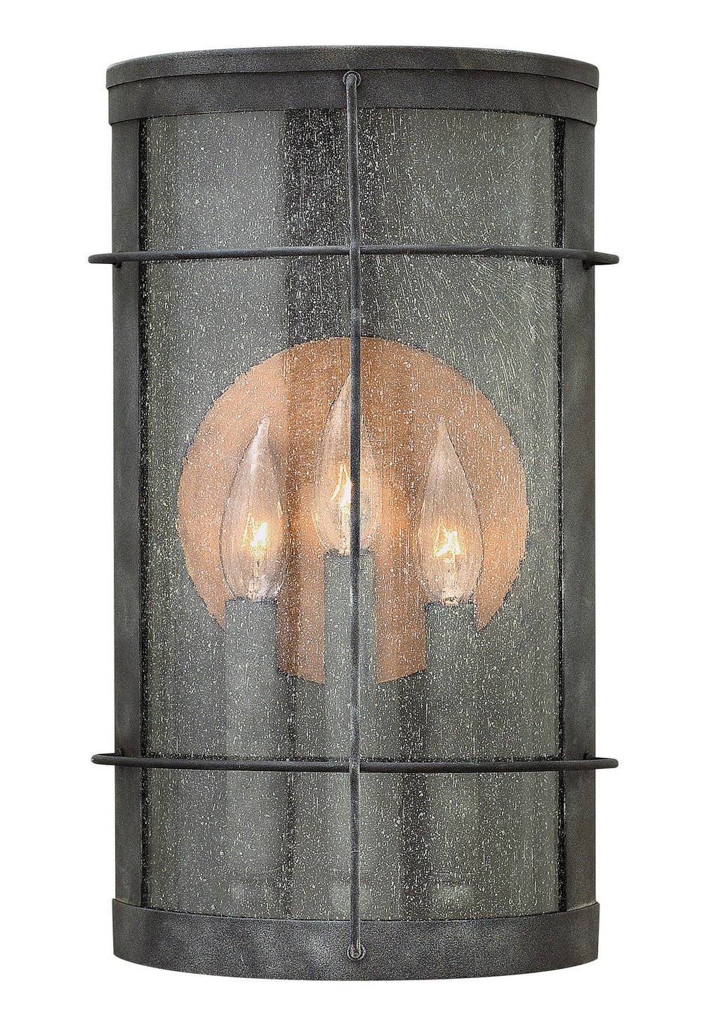 Hinkley Canada - LED Wall Mount - Newport - Aged Zinc- Union Lighting Luminaires Decor