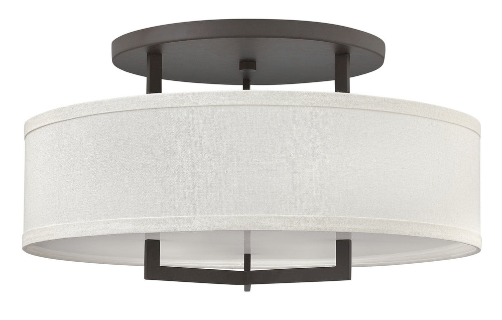 Hinkley Canada - LED Semi-Flush Mount - Hampton - Buckeye Bronze- Union Lighting Luminaires Decor