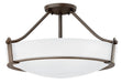 Hinkley Canada - LED Semi-Flush Mount - Hathaway - Olde Bronze- Union Lighting Luminaires Decor