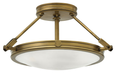 Hinkley Canada - LED Semi-Flush Mount - Collier - Heritage Brass- Union Lighting Luminaires Decor