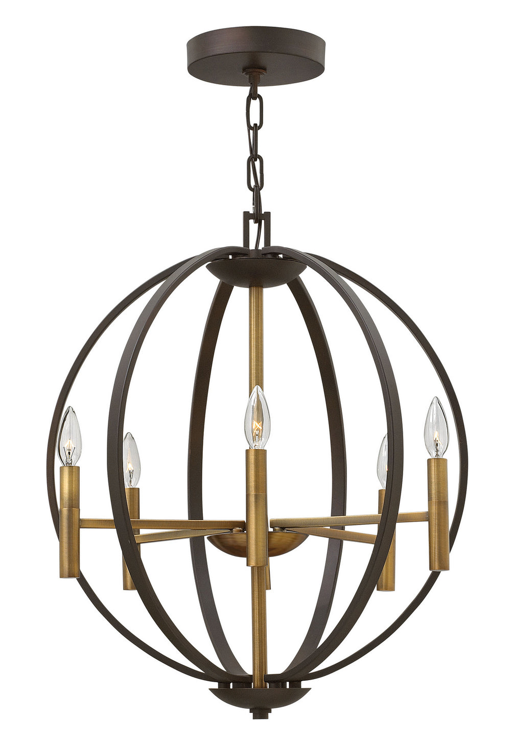 Hinkley Canada - LED Chandelier - Euclid - Spanish Bronze- Union Lighting Luminaires Decor