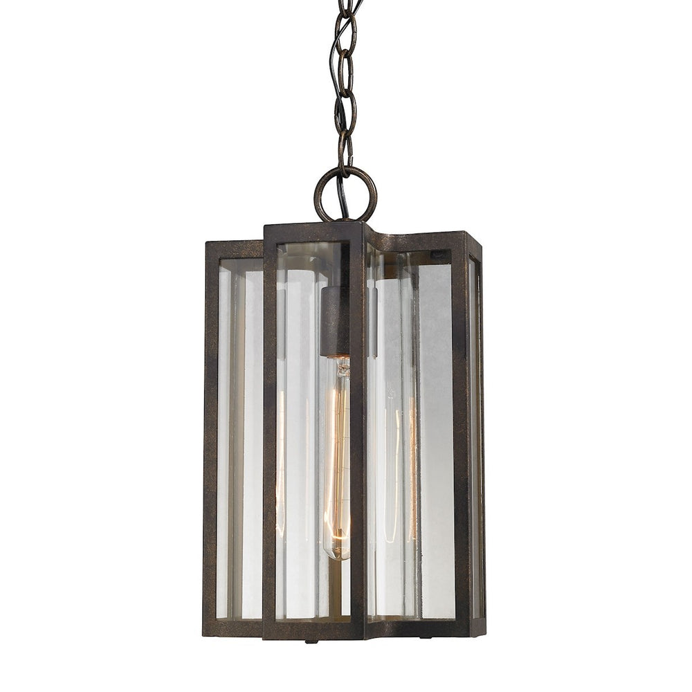 ELK Home - One Light Outdoor Pendant - Bianca - Hazelnut Bronze- Union Lighting Luminaires Decor