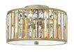 Fredrick Ramond Canada - LED Flush Mount - Gemma - Silver Leaf- Union Lighting Luminaires Decor