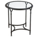 Uttermost - Side Table - Samson - Black w/ Silver- Union Lighting Luminaires Decor