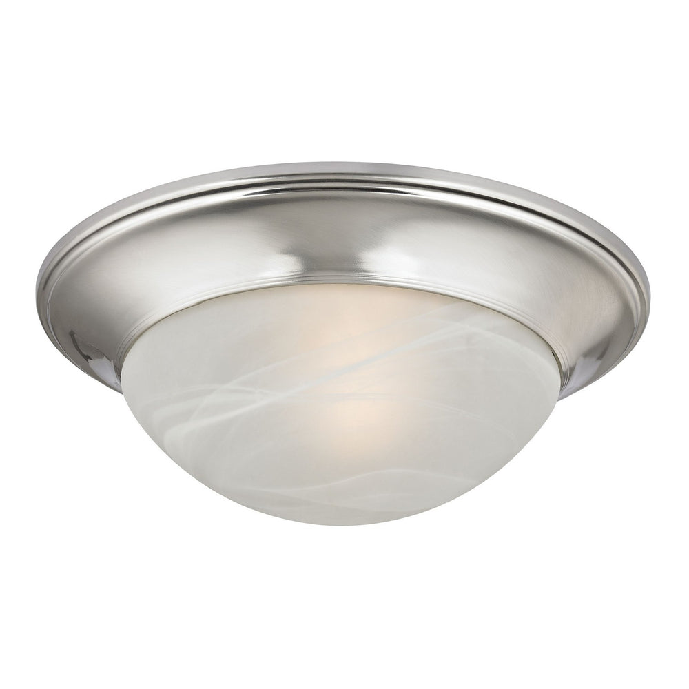 ELK Home - One Light Flush Mount - Flushmounts - Brushed Nickel- Union Lighting Luminaires Decor