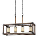 Generation Lighting Canada - Four Light Island Pendant - Dunning - Stardust- Union Lighting Luminaires Decor