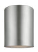 Visual Comfort Studio Canada - One Light Outdoor Flush Mount - Outdoor Cylinders - Painted Brushed Nickel- Union Lighting Luminaires Decor