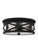 Generation Lighting Canada - Two Light Outdoor Flush Mount - Outdoor Ceiling - Black- Union Lighting Luminaires Decor