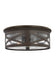 Generation Lighting Canada - Two Light Outdoor Flush Mount - Outdoor Ceiling - Antique Bronze- Union Lighting Luminaires Decor