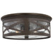 Generation Lighting Canada - Two Light Outdoor Flush Mount - Outdoor Ceiling - Antique Bronze- Union Lighting Luminaires Decor