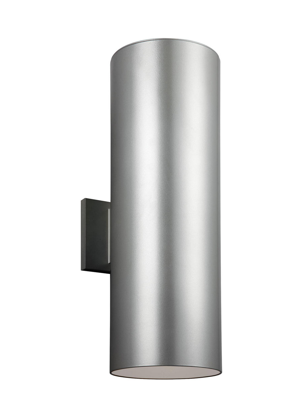 Visual Comfort Studio Canada - Two Light Outdoor Wall Lantern - Outdoor Cylinders - Painted Brushed Nickel- Union Lighting Luminaires Decor