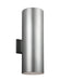 Visual Comfort Studio Canada - Two Light Outdoor Wall Lantern - Outdoor Cylinders - Painted Brushed Nickel- Union Lighting Luminaires Decor