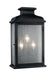 Visual Comfort Studio Canada - Three Light Lantern - Pediment - Dark Weathered Zinc- Union Lighting Luminaires Decor