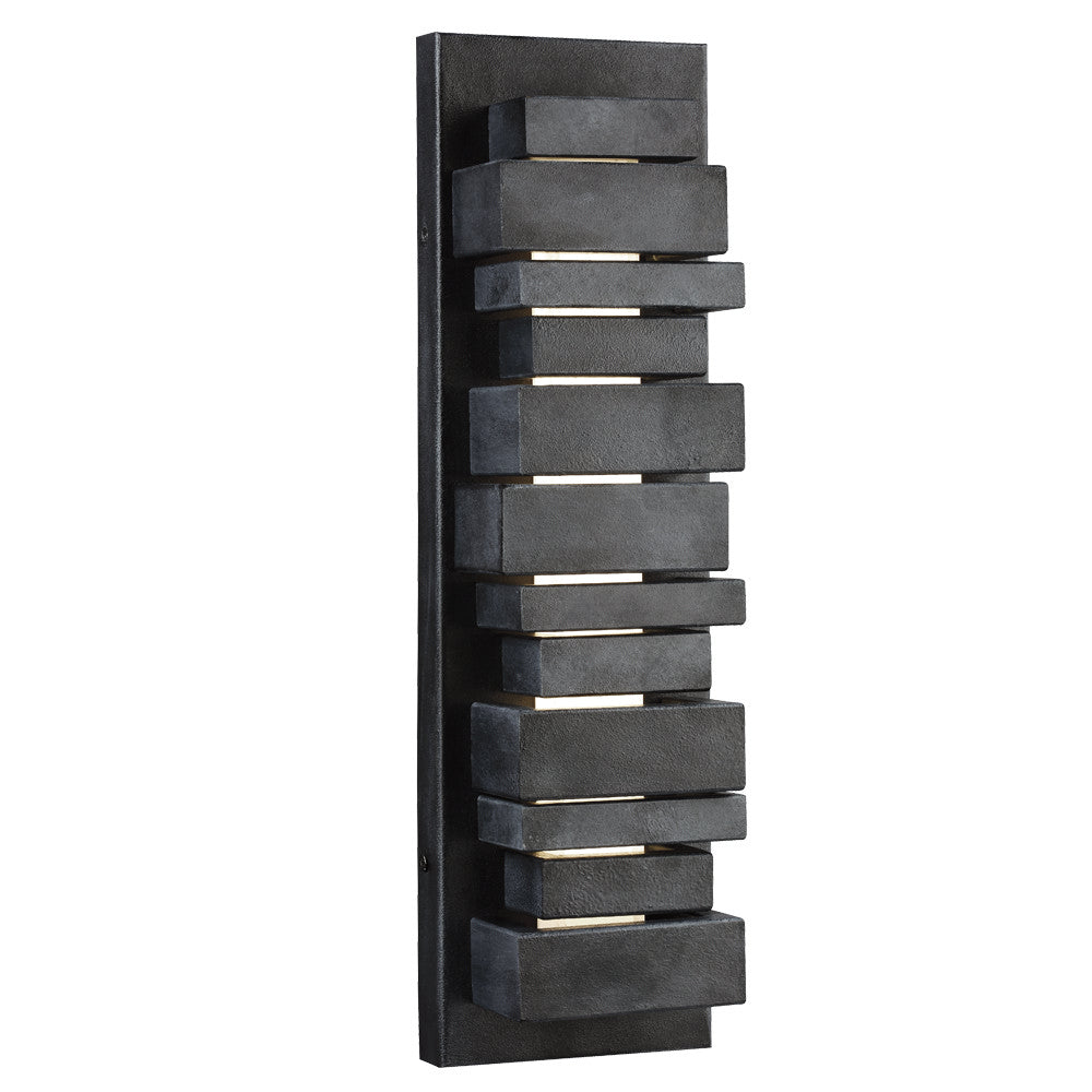 Visual Comfort Studio Canada - LED Outdoor Wall Sconce - Ledgend - Dark Weathered Zinc- Union Lighting Luminaires Decor