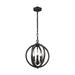 Visual Comfort Studio Canada - Three Light Pendant - Corinne - Oil Rubbed Bronze- Union Lighting Luminaires Decor