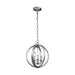 Visual Comfort Studio Canada - Three Light Pendant - Corinne - Polished Nickel- Union Lighting Luminaires Decor