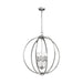 Visual Comfort Studio Canada - Six Light Pendant - Corinne - Polished Nickel- Union Lighting Luminaires Decor