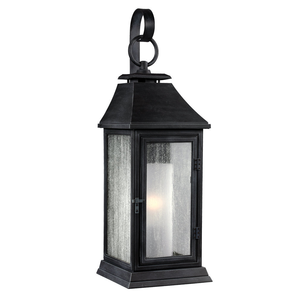 Visual Comfort Studio Canada - One Light Lantern - Shepherd - Dark Weathered Zinc- Union Lighting Luminaires Decor