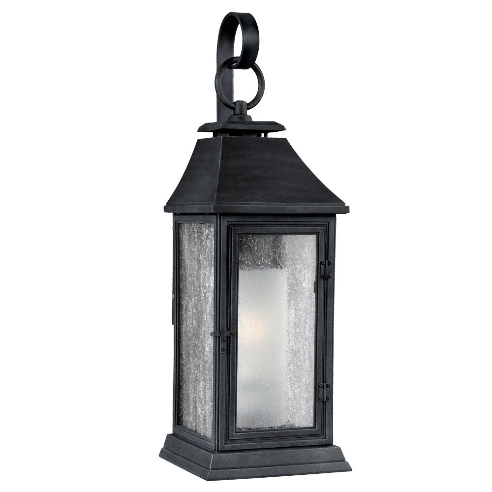 Visual Comfort Studio Canada - One Light Lantern - Shepherd - Dark Weathered Zinc- Union Lighting Luminaires Decor