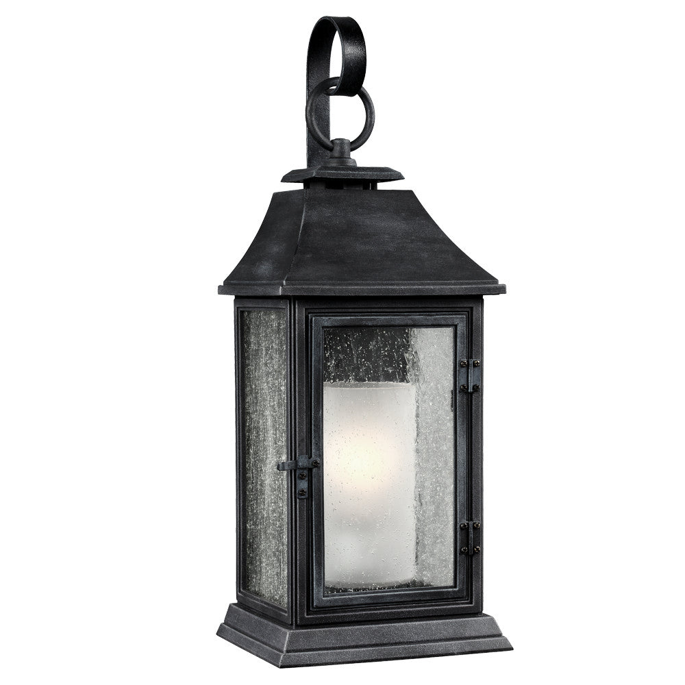Visual Comfort Studio Canada - One Light Lantern - Shepherd - Dark Weathered Zinc- Union Lighting Luminaires Decor