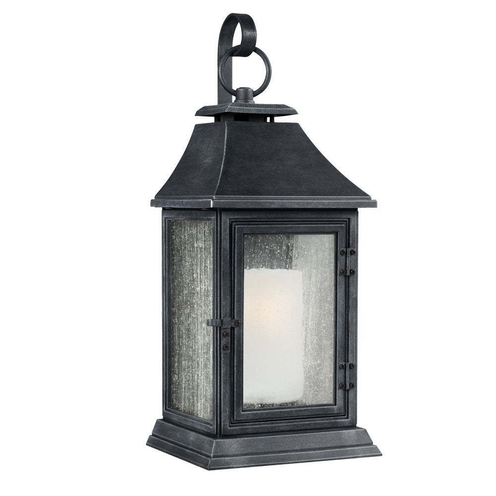 Visual Comfort Studio Canada - One Light Lantern - Shepherd - Dark Weathered Zinc- Union Lighting Luminaires Decor