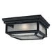 Visual Comfort Studio Canada - Two Light Flush Mount - Shepherd - Dark Weathered Zinc- Union Lighting Luminaires Decor