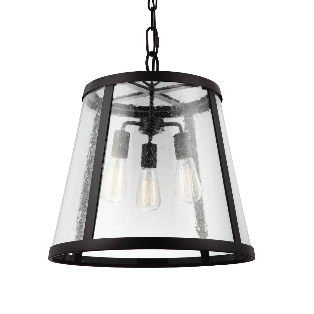 Visual Comfort Studio Canada - Three Light Pendant - Harrow - Oil Rubbed Bronze- Union Lighting Luminaires Decor