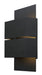 Eglo Canada - LED Outdoor Wall Mount - Kibea - Matte Black- Union Lighting Luminaires Decor