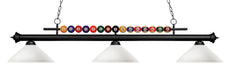 Z-Lite Canada - Three Light Billiard - Shark - Matte Black- Union Lighting Luminaires Decor