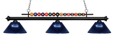 Z-Lite Canada - Three Light Billiard - Shark - Matte Black- Union Lighting Luminaires Decor