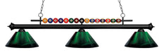 Z-Lite Canada - Three Light Billiard - Shark - Matte Black- Union Lighting Luminaires Decor