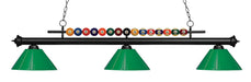 Z-Lite Canada - Three Light Billiard - Shark - Matte Black- Union Lighting Luminaires Decor