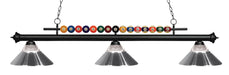 Z-Lite Canada - Three Light Billiard - Shark - Matte Black- Union Lighting Luminaires Decor
