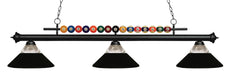 Z-Lite Canada - Three Light Billiard - Shark - Matte Black- Union Lighting Luminaires Decor