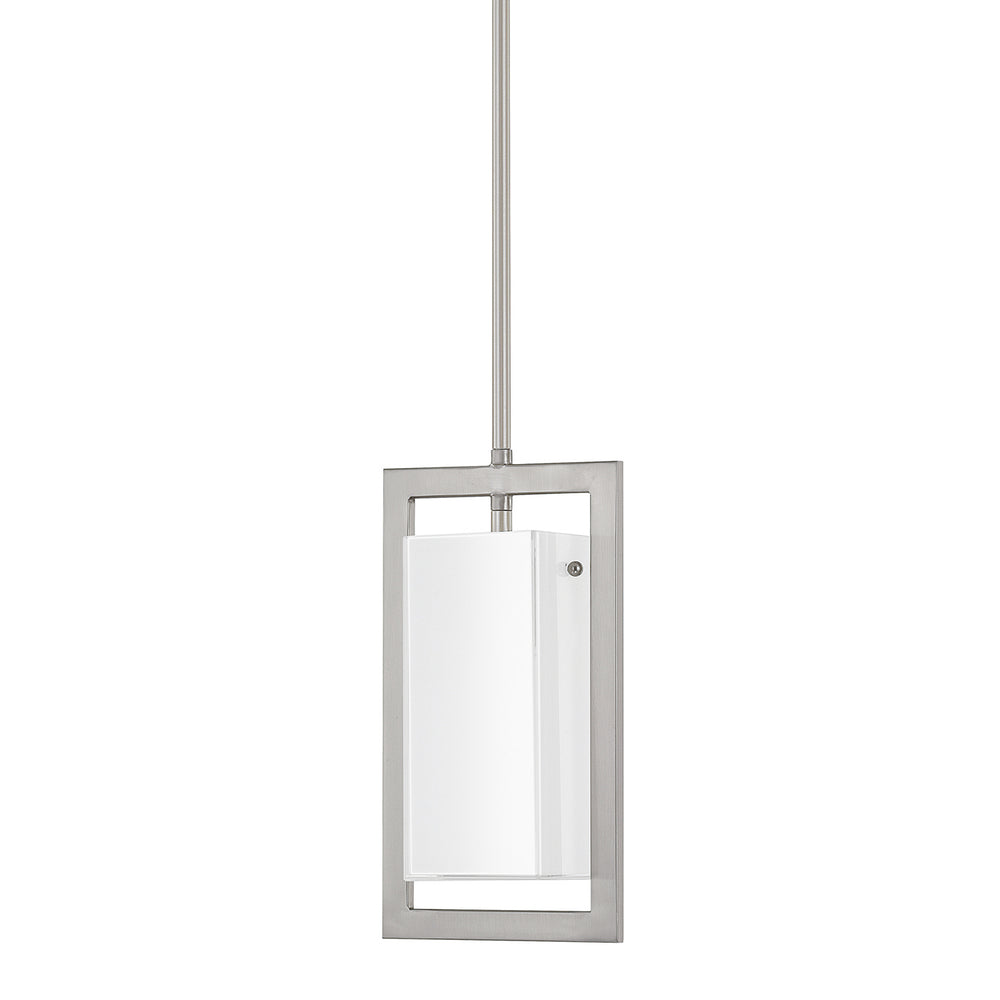 Capital Lighting - One Light Pendant - Tahoe - Brushed Nickel- Union Lighting Luminaires Decor