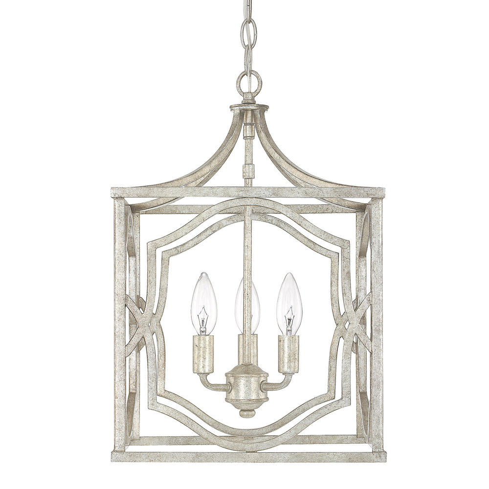 Capital Lighting - Three Light Foyer - Blakely - Antique Silver- Union Lighting Luminaires Decor