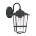 Capital Lighting - One Light Outdoor Wall Lantern - Creekside - Black- Union Lighting Luminaires Decor